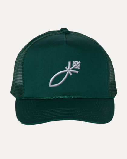 Green Adjustable Trucker Cap