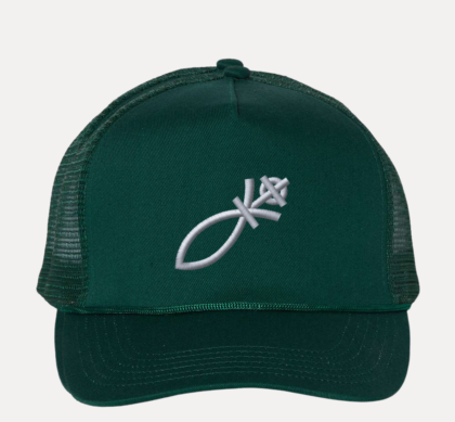 Green Adjustable Trucker Cap